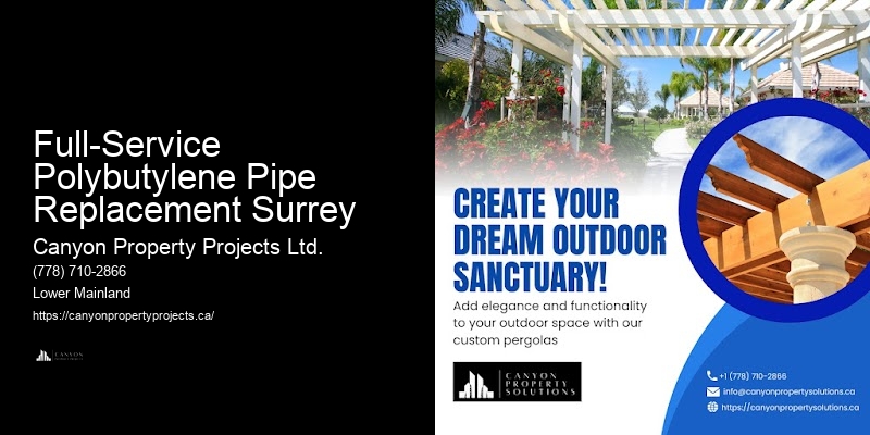 Trusted Polybutylene Pipe Replacement Company Full-Service Polybutylene Pipe Replacement Surrey