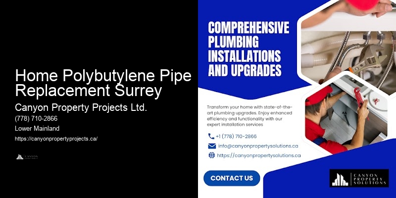 Home Polybutylene Pipe Replacement Surrey Polybutylene Pipe Upgrades for Peace of Mind