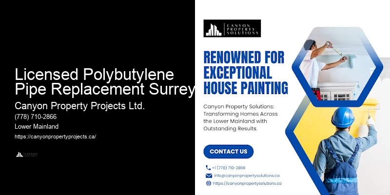 Polybutylene Pipe Compliance Licensed Polybutylene Pipe Replacement Surrey