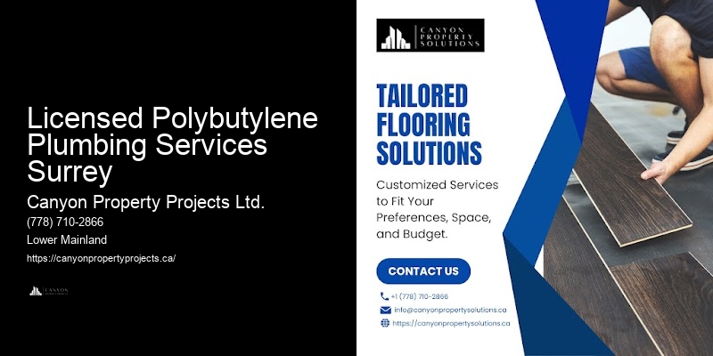 Polybutylene Pipe Removal Licensed Polybutylene Plumbing Services Surrey