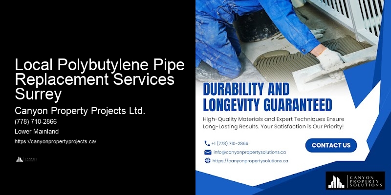 Efficient Polybutylene Pipe Replacement Solutions Local Polybutylene Pipe Replacement Services Surrey