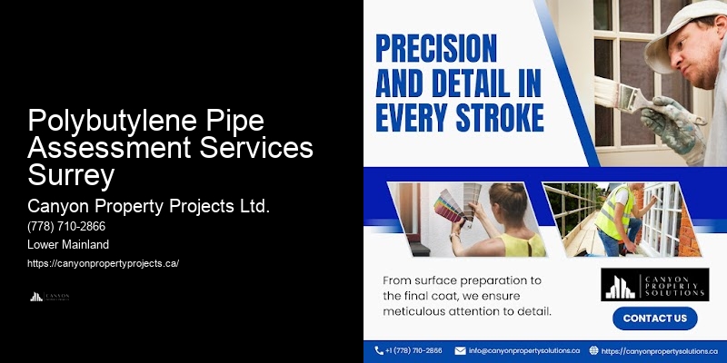 Polybutylene Pipe Installations Polybutylene Pipe Assessment Services Surrey