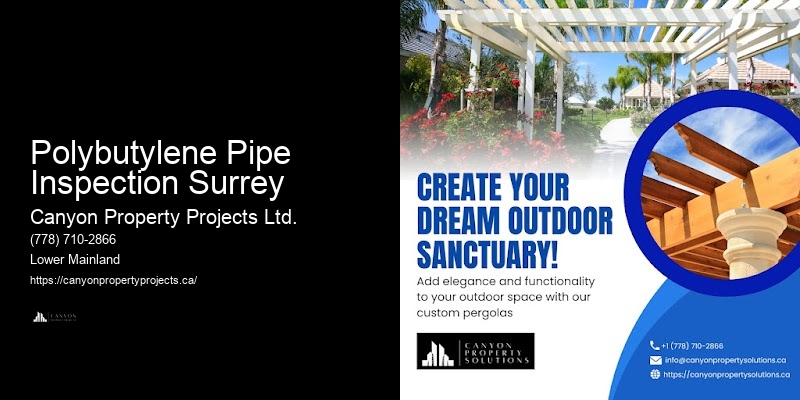 Comprehensive Polybutylene Pipe Replacement Services in Polybutylene Pipe Inspection Surrey