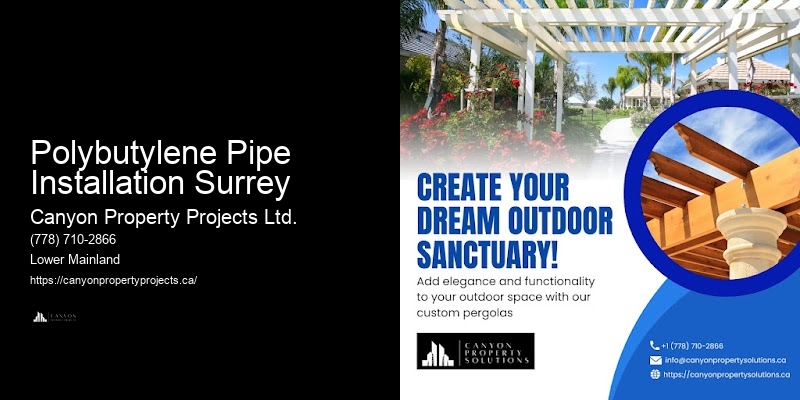 Polybutylene Pipe Installation Surrey Polybutylene Plumbing Services