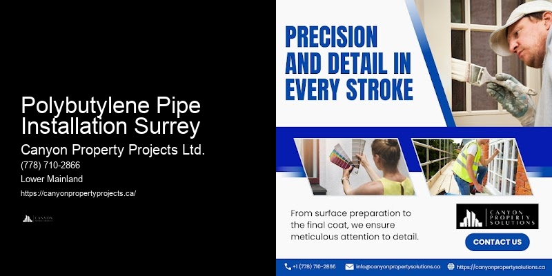 Polybutylene Pipe Installation Polybutylene Pipe Installation Surrey