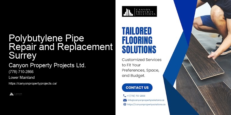 Polybutylene Pipe Replacement Cost Polybutylene Pipe Repair and Replacement Surrey