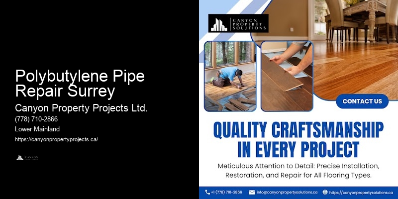 Replacing Polybutylene Pipes in Apartments Polybutylene Pipe Repair Surrey