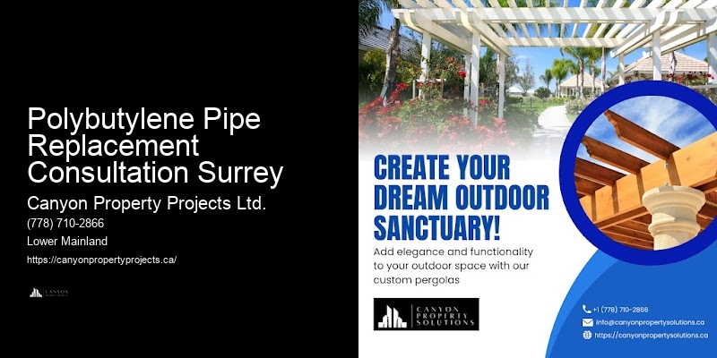 Polybutylene Pipe Replacements in Older Buildings Polybutylene Pipe Replacement Consultation Surrey