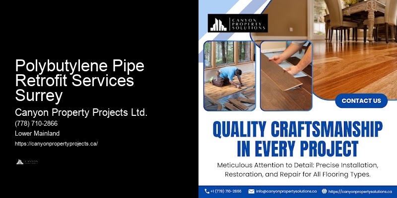 Polybutylene Pipe Retrofit Services Surrey Polybutylene Pipe Project Management