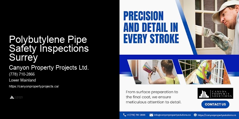 Polybutylene Pipe Safety Inspections Surrey Polybutylene Pipe Service Guarantee