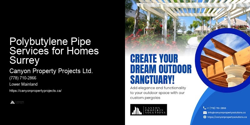 Polybutylene Pipe Replacement Consultation Polybutylene Pipe Services for Homes Surrey