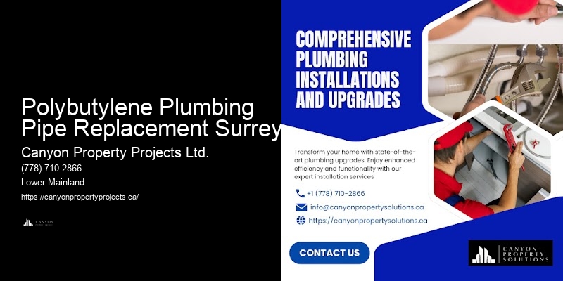 Safe Polybutylene Pipe Replacement Polybutylene Plumbing Pipe Replacement Surrey