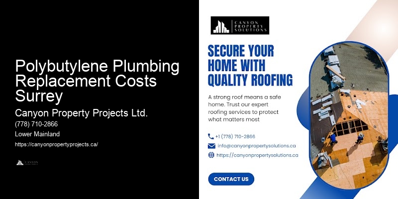 Polybutylene Plumbing Replacement Costs Surrey Polybutylene Pipe Replacement Experts