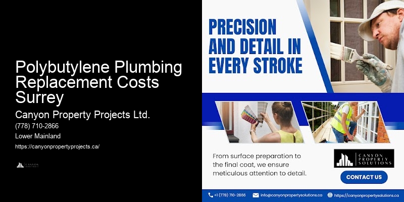 Polybutylene Plumbing Replacement Costs Surrey Polybutylene Pipe Replacement Project Management