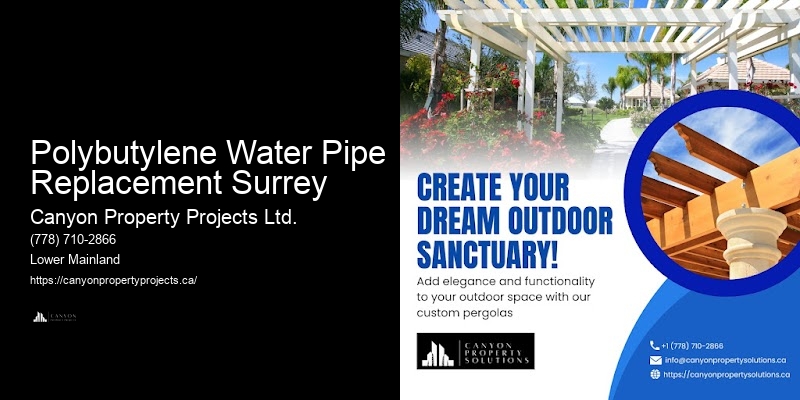 Polybutylene Pipe Installation Techniques Polybutylene Water Pipe Replacement Surrey