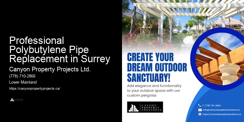 Professional Polybutylene Pipe Replacement in Surrey Polybutylene Pipe Experts Consultation