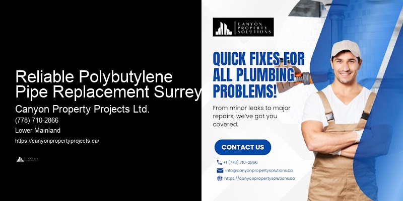Best Practices in Polybutylene Replacement Reliable Polybutylene Pipe Replacement Surrey