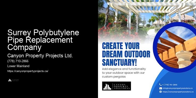 Polybutylene Plumbing Troubleshooting Surrey Polybutylene Pipe Replacement Company