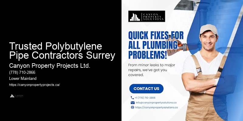 Polybutylene Pipe Specialists Near Me Trusted Polybutylene Pipe Contractors Surrey