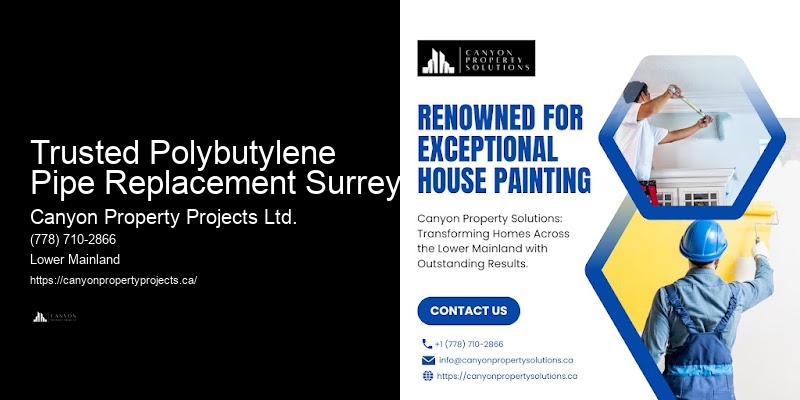 Trusted Polybutylene Pipe Replacement Surrey Polybutylene Pipe Leak Repair