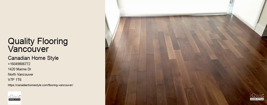 Quality Flooring Vancouver