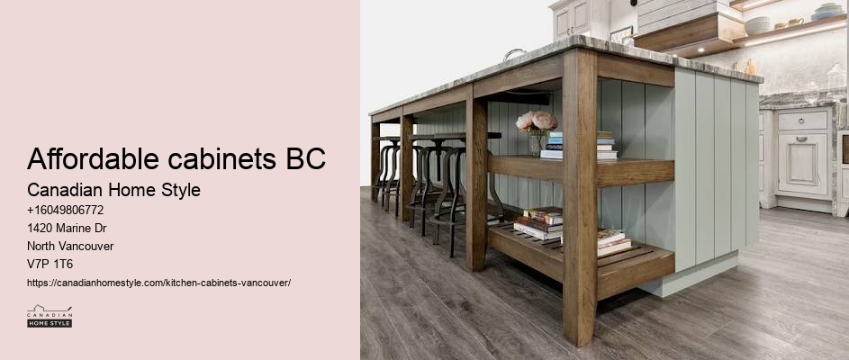 Custom kitchen cabinet designs Vancouver