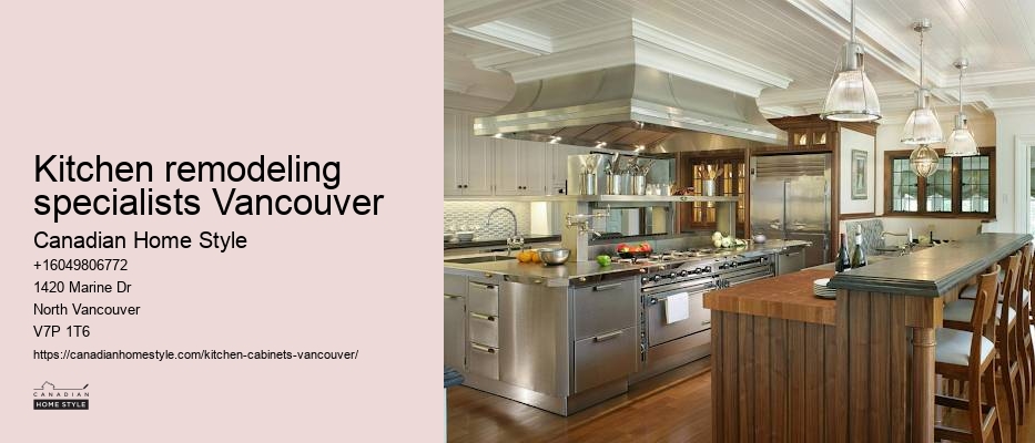 Customized kitchen design BC