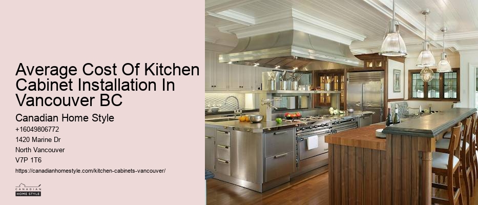 Kitchen Cabinet Price Comparison Vancouver