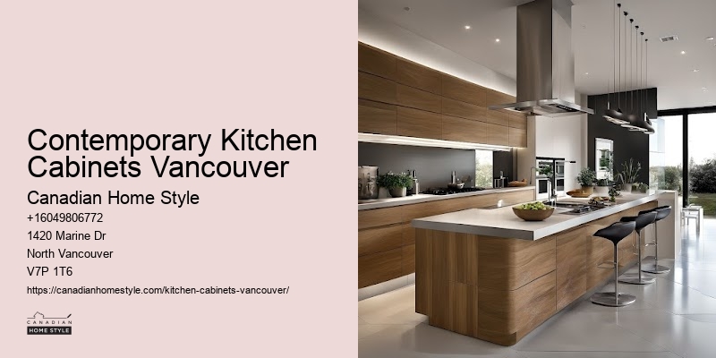 Contemporary Kitchen Cabinets Vancouver