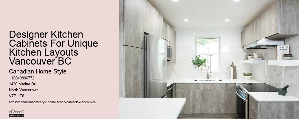Luxury kitchen cabinet collections Vancouver