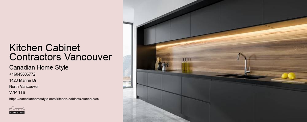 Kitchen cabinet stain options Vancouver BC