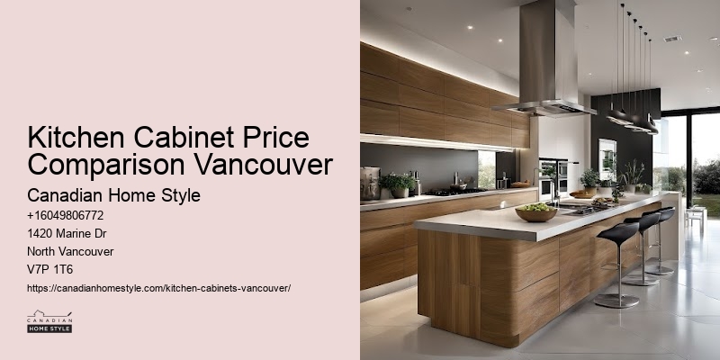 Kitchen Cabinet Price Comparison Vancouver