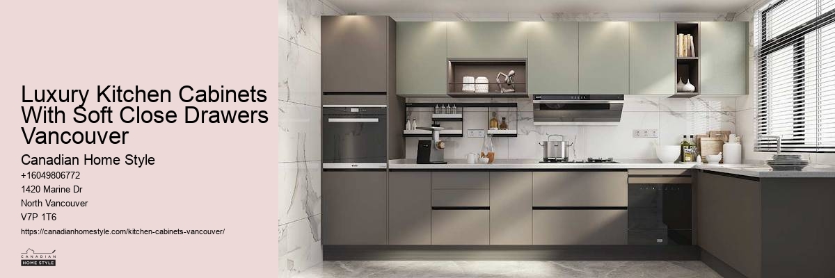 Black kitchen cabinets Vancouver