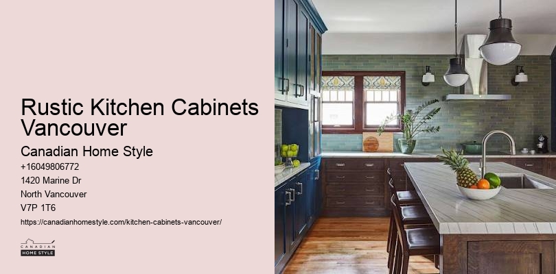 Sustainable kitchen cabinet choices Vancouver