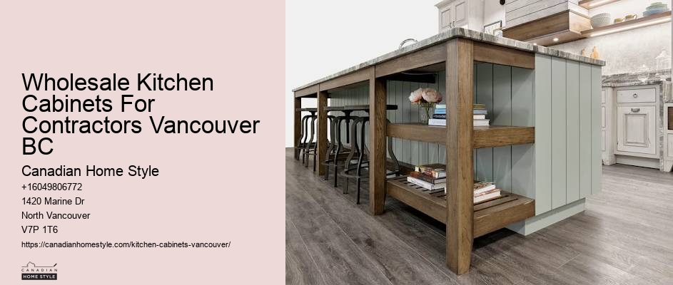 Frameless kitchen cabinets Vancouver