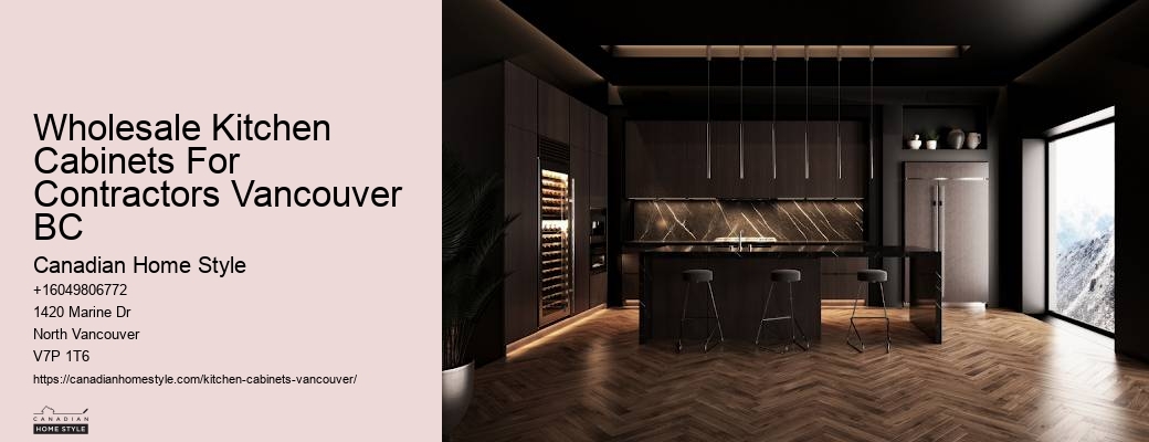 Eco-Friendly Bamboo Kitchen Cabinets Vancouver BC