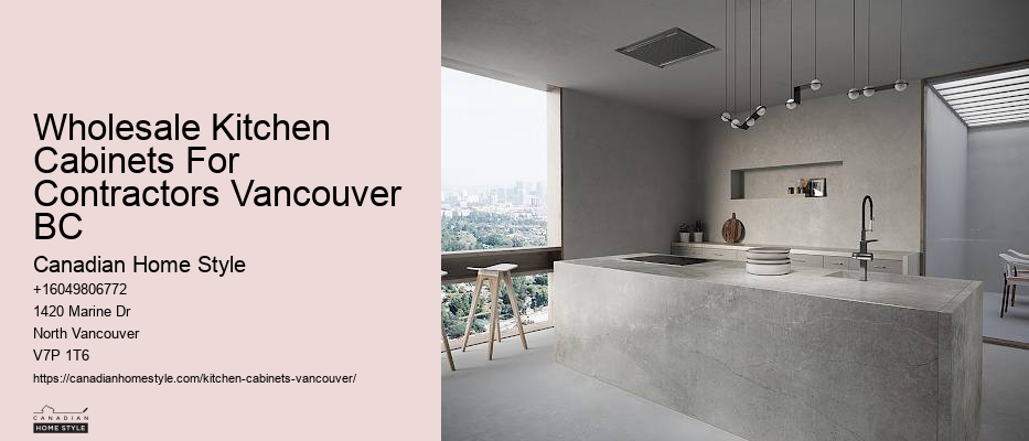Designer kitchen cabinet door styles Vancouver BC