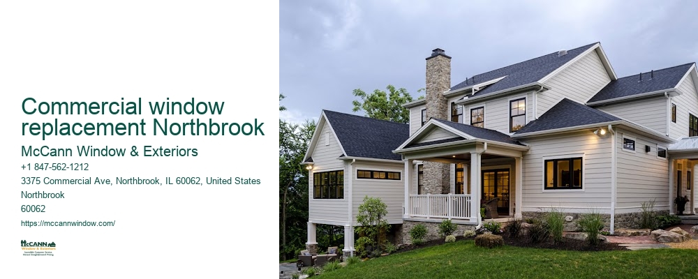 Commercial window replacement Northbrook