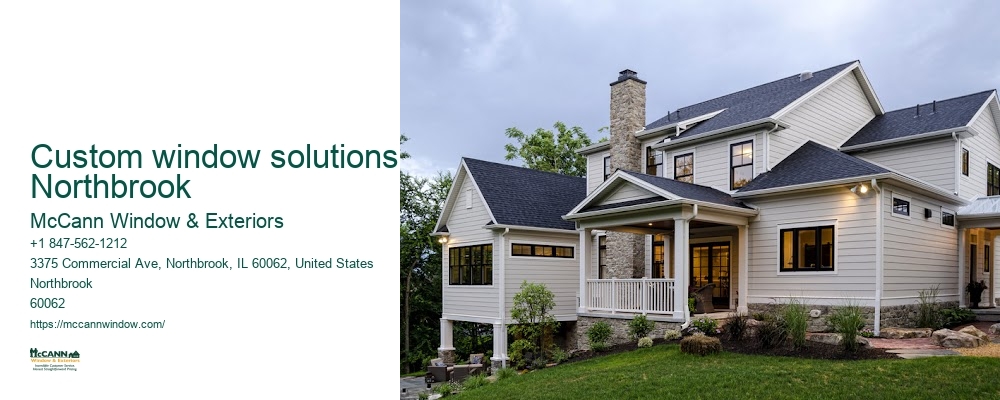 Custom window solutions Northbrook