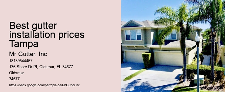 Best gutter installation prices Tampa gutter installation warranty