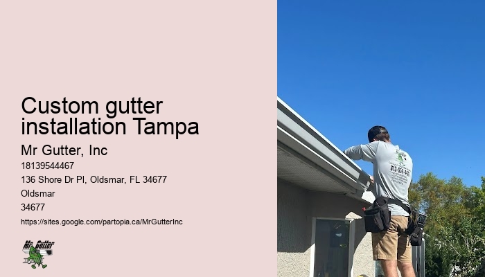Custom gutter installation Tampa gutter repair experts