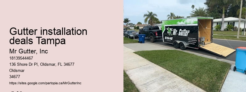 Custom gutter repair Gutter installation deals Tampa
