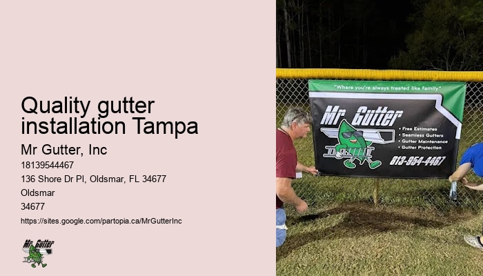 High-quality gutter installation Quality gutter installation Tampa