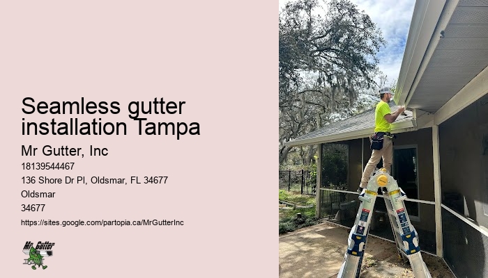 Gutter installation near me Seamless gutter installation Tampa