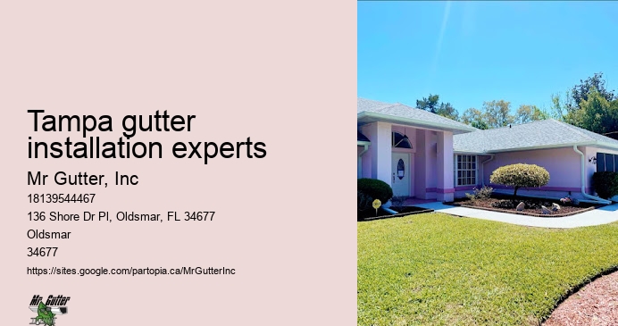 Gutter installation cost Tampa gutter installation experts