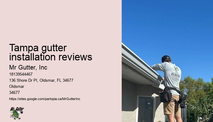 Quality gutter repair Tampa gutter installation reviews