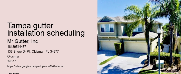 Seamless Rain Gutter Installation Tampa gutter installation scheduling