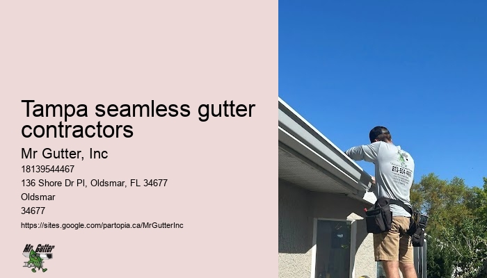 Gutter installation costs Tampa seamless gutter contractors