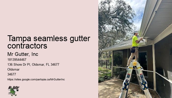 New gutter installation Tampa seamless gutter contractors