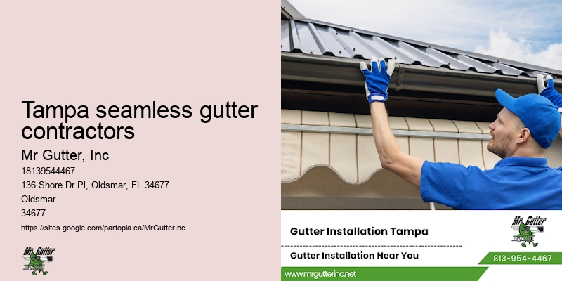 Gutter installation company near me Tampa seamless gutter contractors